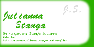 julianna stanga business card